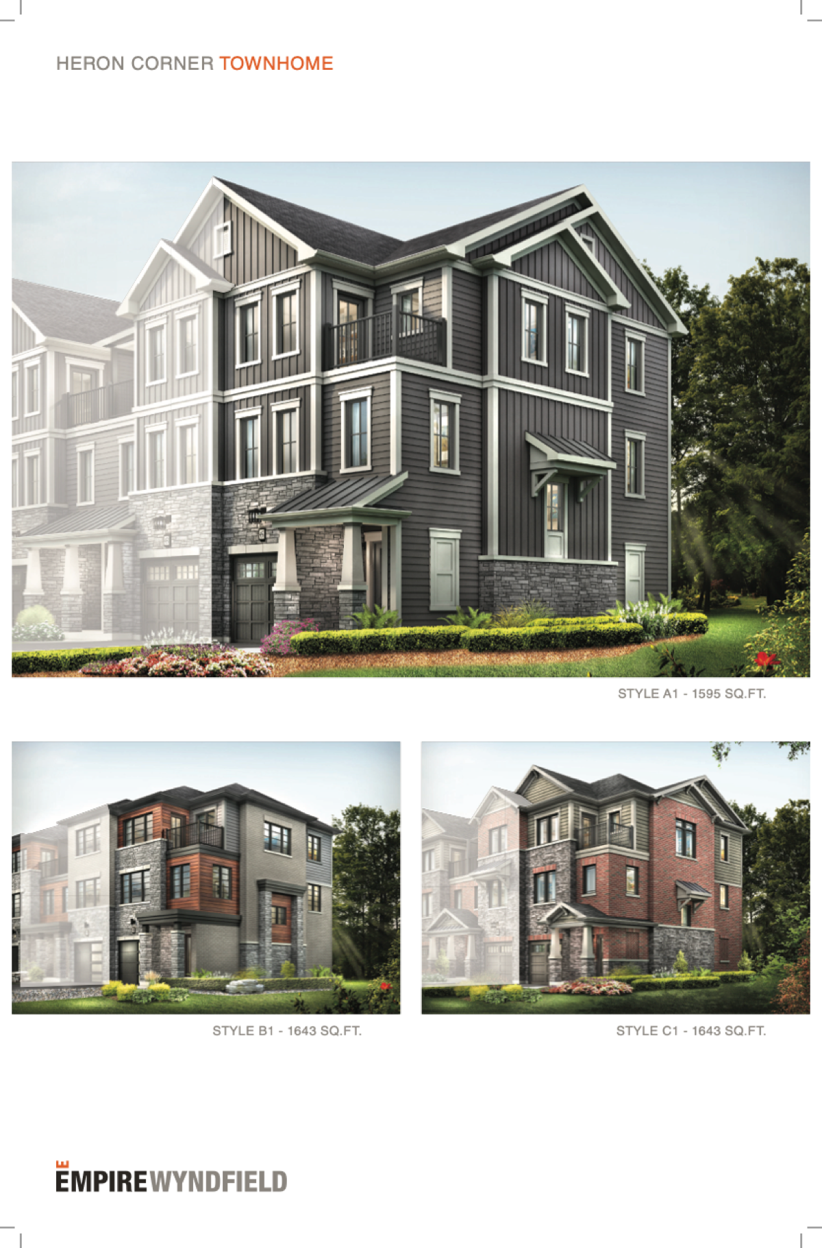 Heron Corner Townhome floor plan preview