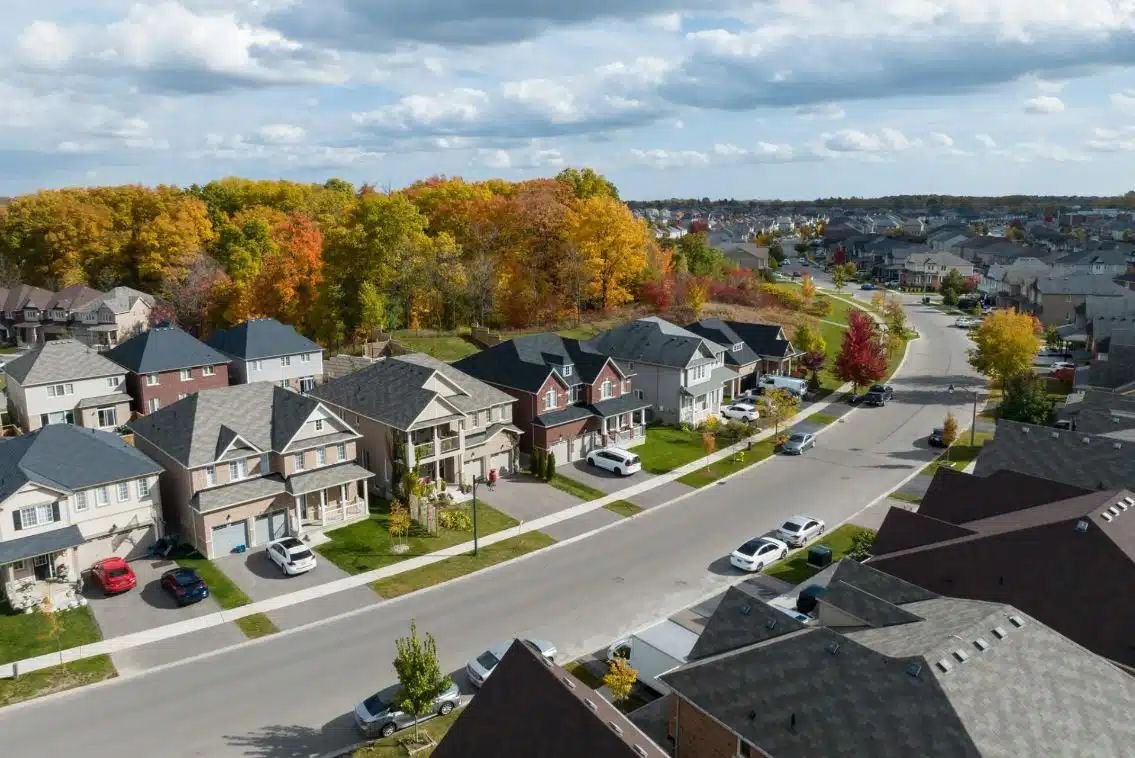 Wyndfield neighbourhood in autumn